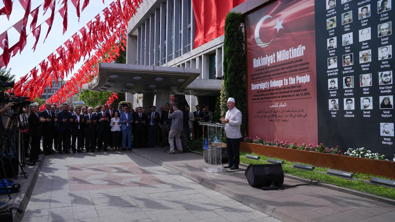 15 Temmuz Demokrasi ve Milli Birlik Günü Töreni Saraçhane'de Gerçekleştirildi