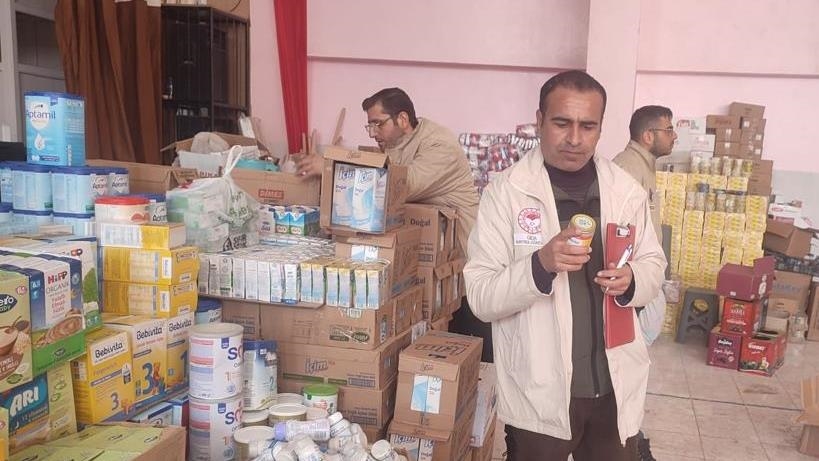 Gıda kontrol ekipleri deprem bölgelerinde göreve başladı