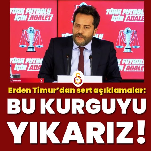 Galatasaray Sportif AŞ Yönetim Kurulu Başkan Vekili Erden Timur