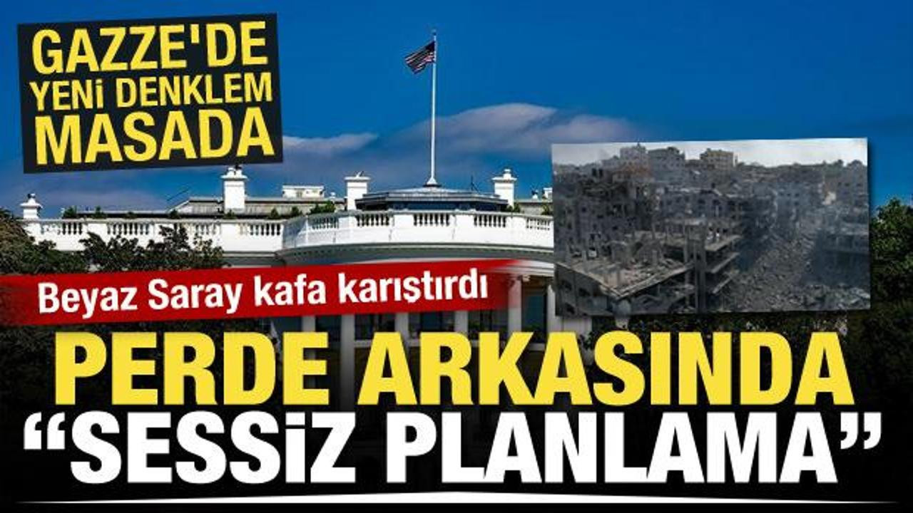Gazze'de yeni denklem masada! Beyaz Saray'da 'sessiz planlama' yapılıyor