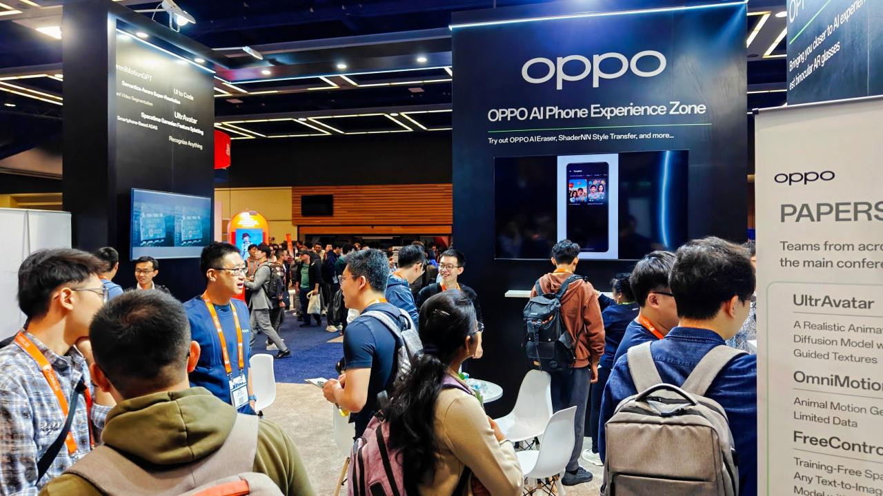 OPPO CVPR 2024 Konferansında Yenilikçi AI Telefon Özelliklerini Sergiledi