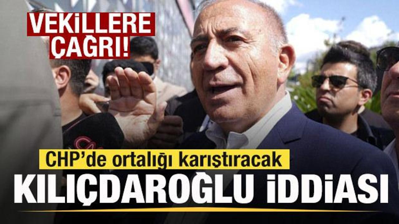 Ortalığı karıştıracak Kılıçdaroğlu iddiası! Gürsel Tekin'den vekillere çağrı: Zamanı geldi